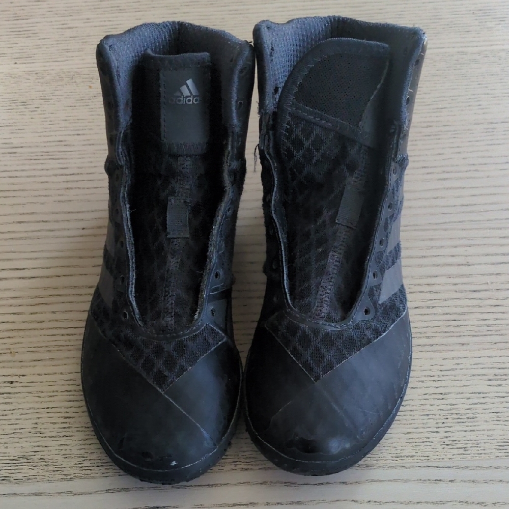 Adidas Mat Wizard 4 Wrestling Shoes Sports Boys Girls Black Size 2